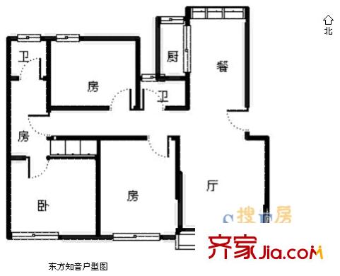 上海 东方知音苑 户型图