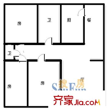 上海 东方知音苑 户型图