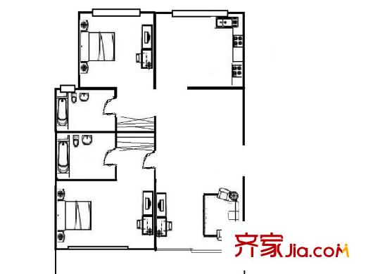 上海 证大家园二期 户型图