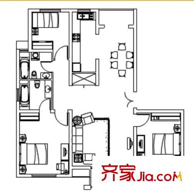 证大家园四期 0室 户型图