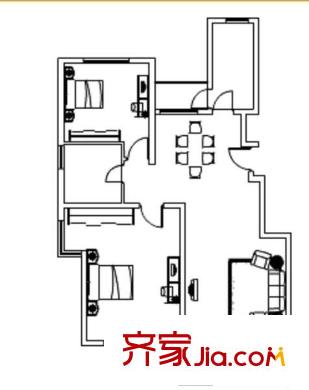证大家园四期 0室 户型图