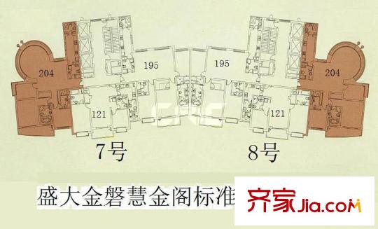 盛大金磐户型图户型图