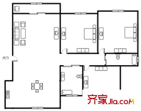 上海 万源城朗郡 户型图