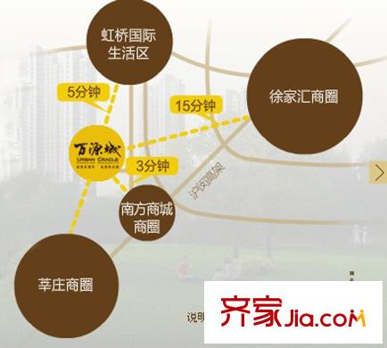 万源城朗郡交通图