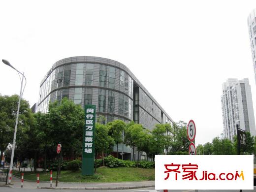 万源城尚郡配套图菜场标示