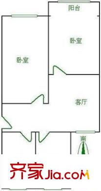 平南三四村 5室 户型图