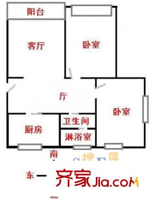 上海 平南三四村 户型图