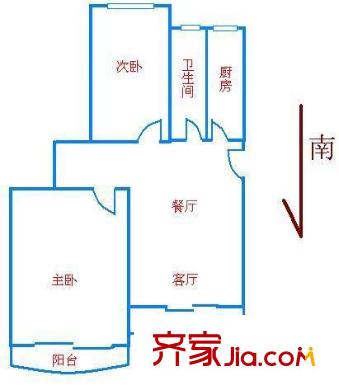 上海 名都新城二期 户型图