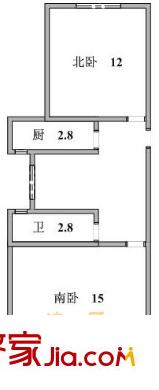 上海 航华四村一街坊 户型图
