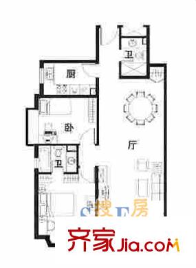 上海 宏润花园 户型图