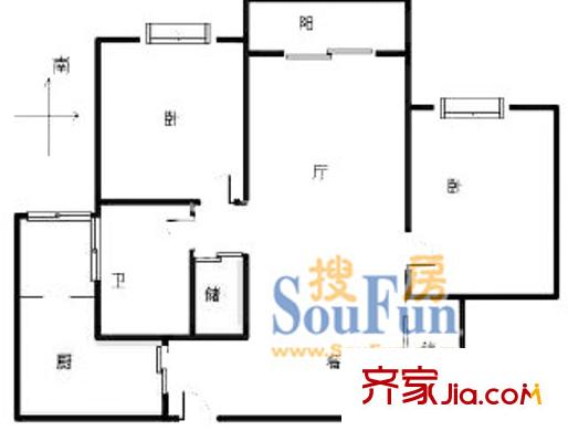 上海 宏润花园 户型图