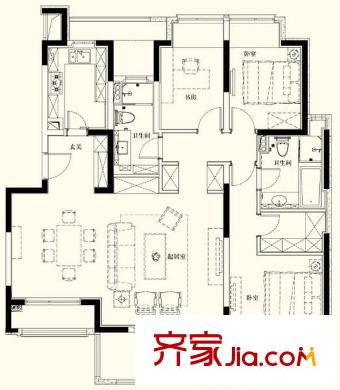 春申景城 0室 户型图