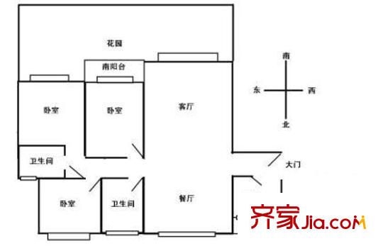 上海 东苑半岛花园 户型图