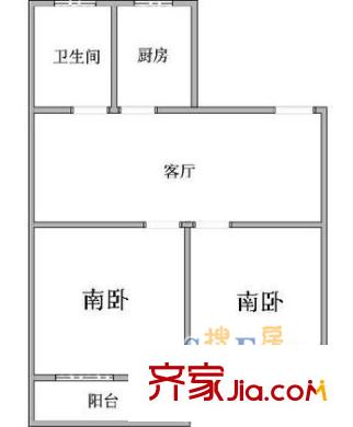 上海 紫晶南苑 户型图