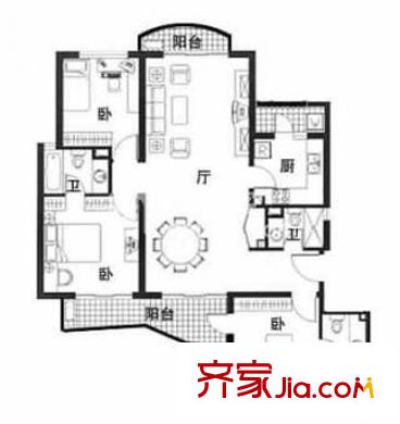 上海 上海康城二期 户型图