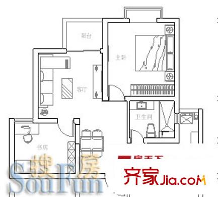上海 新梅淞南苑 户型图