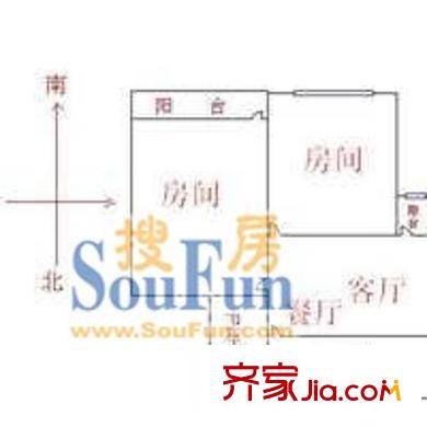 龙柏一村 户型图