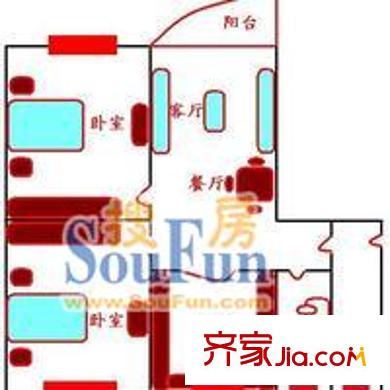 龙柏一村 户型图