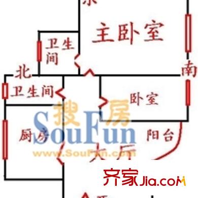 龙柏一村 户型图