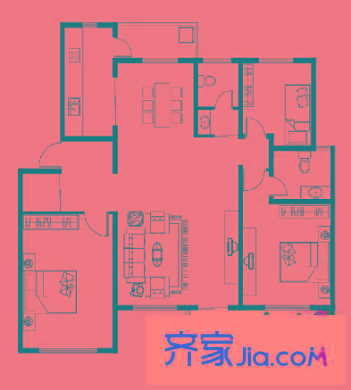 顺馨佳园(浦东) 0室 户型图