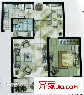 大华水岸蓝桥 0室 户型图