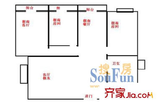上海 恒大华城东林苑 户型图