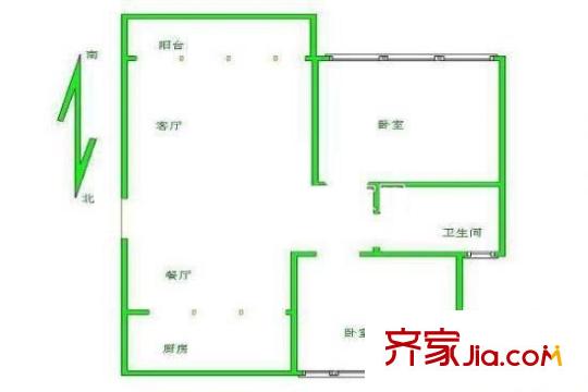 博一小区 0室 户型图