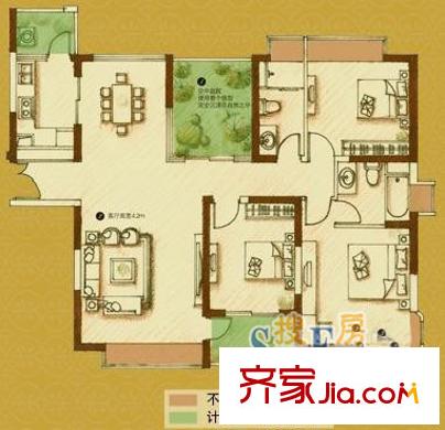 兴东名苑3室2厅1厨2卫