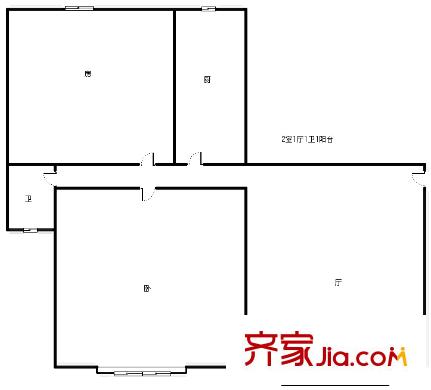 好日子大家园D区2房1厅1卫