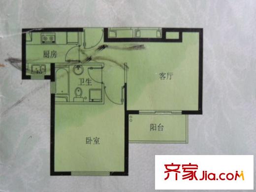 瑞和新苑户型图浦航新城 0室 户型图
