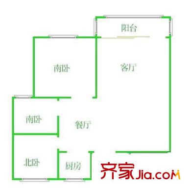 上海 黄山新苑 户型图