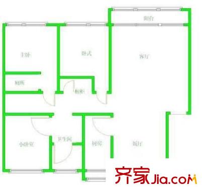 上海 黄山新苑 户型图