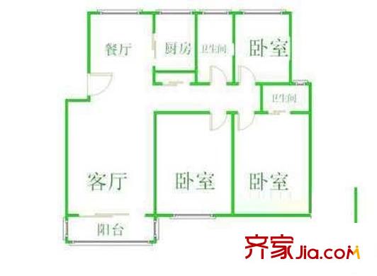 上海 黄山新苑 户型图