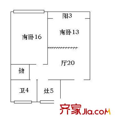 上海 百兴花园 户型图