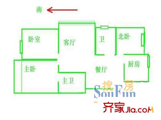 上海 长隆小区 户型图