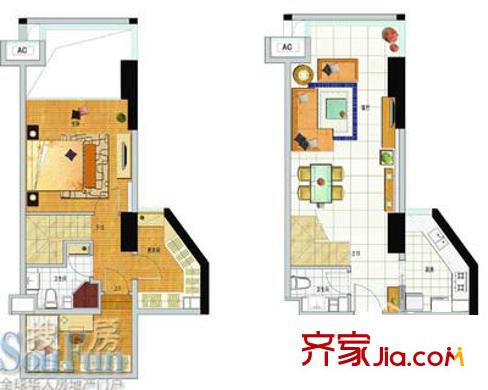 上海 禹洲金桥国际 户型图