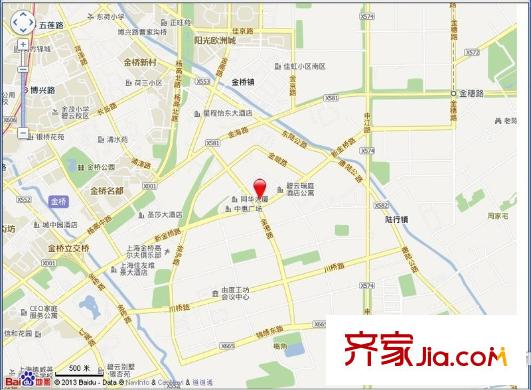 禹洲金桥国际交通图