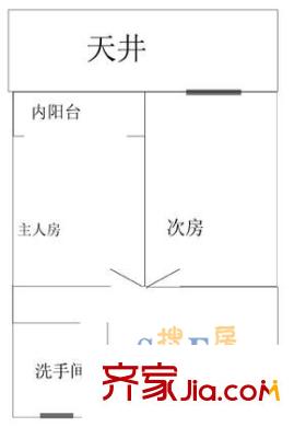 高安路100弄小区户型图高安路100弄 二室 户型图 2室1厅1卫1厨