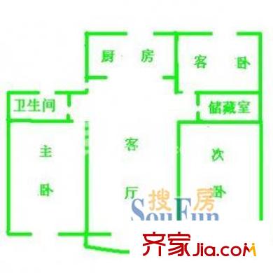 上海 中星张杨苑 户型图