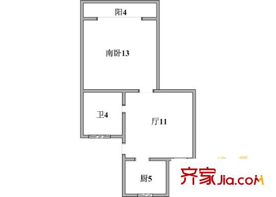 上海 广海花园 户型图