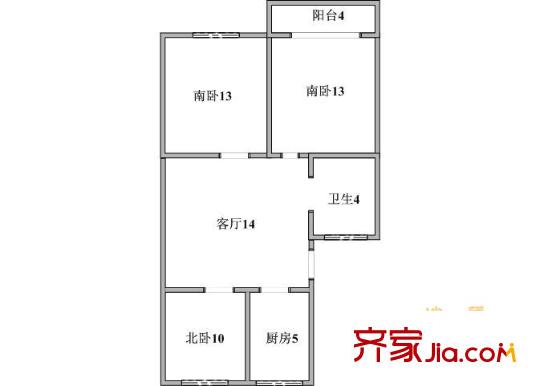 上海 广海花园 户型图