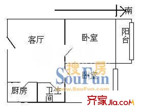上海 玉兰香苑四期 户型图
