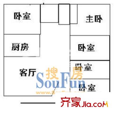 上海 玉兰香苑四期 户型图