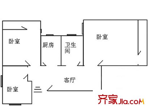 上海 子长小区 户型图