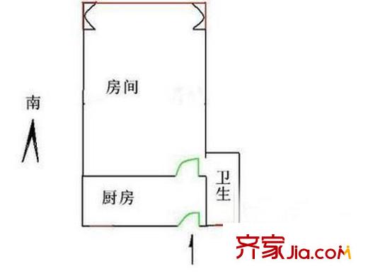 上海 子长小区 户型图