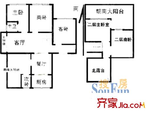 上海 绿海家园 户型图