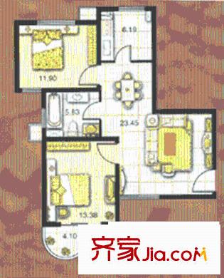 上海 贵龙园 户型图