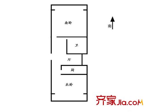 罗秀三村 0室 户型图