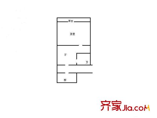 罗秀三村 0室 户型图