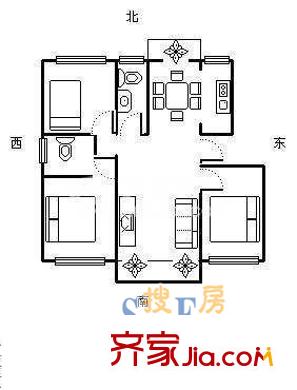 上海 南丹小区 户型图